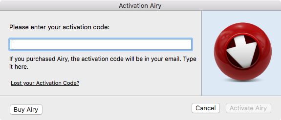 Free Airy Activation Code
